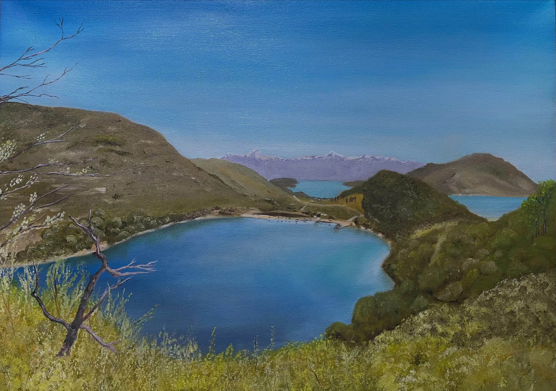 Vista de los tres lagos